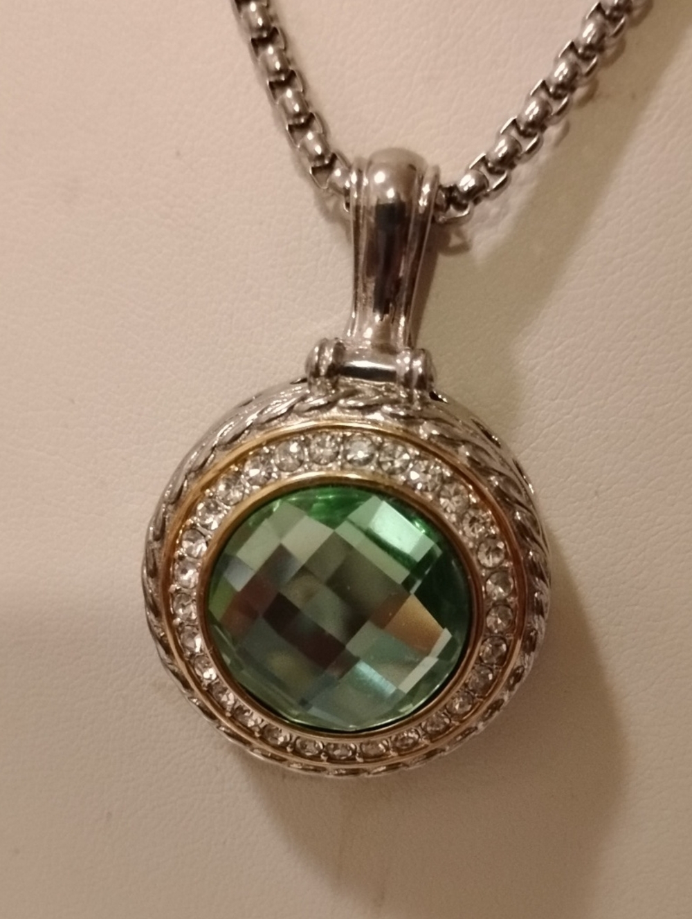 Emma Skye "Versatile Companions" Green Colored Necklace  17"
